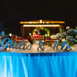 torta nunziale con fiori